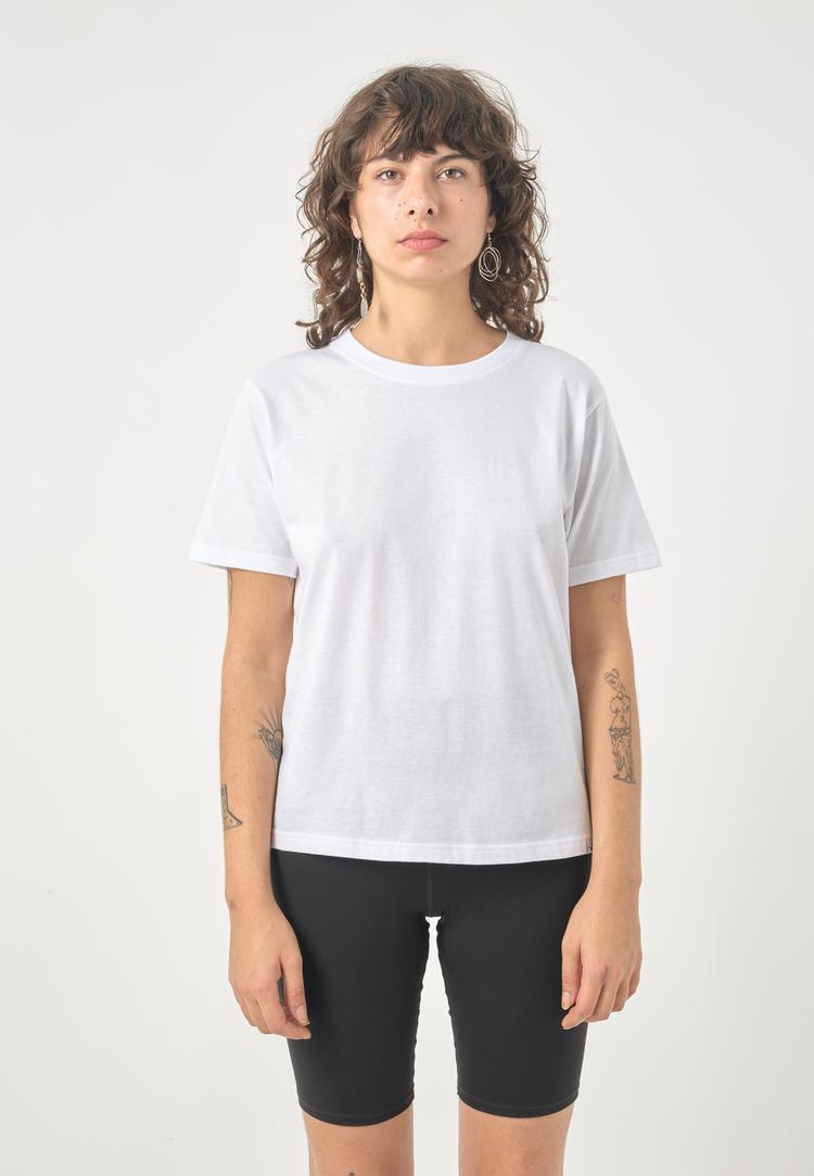 Cleptomanicx Cleptomanicx Basic Tee Ligull T-Shirt Damen - White - 0 | SportScheck