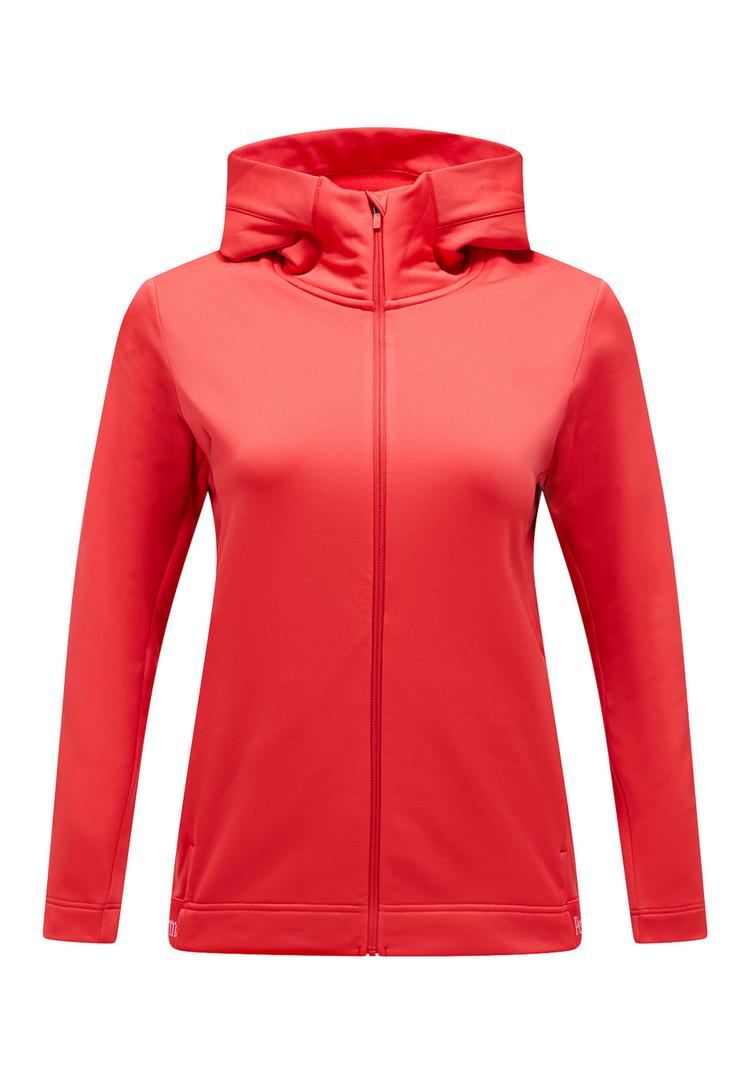 Peak Performance Peak Performance W Rider Tech Zip Hood Fleecejacke Damen - knallrot - 0 | SportScheck
