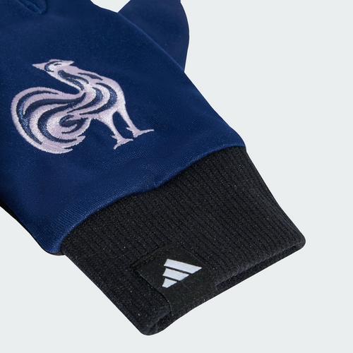 Rückansicht von adidas Frankreich Feldspieler-Handschuhe Handschuhe Dark Blue / Powder Plum