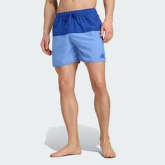 Rückansicht von adidas Colorblock 5 Inch Badeshorts Badeshorts Herren Semi Lucid Blue / Blue Fusion