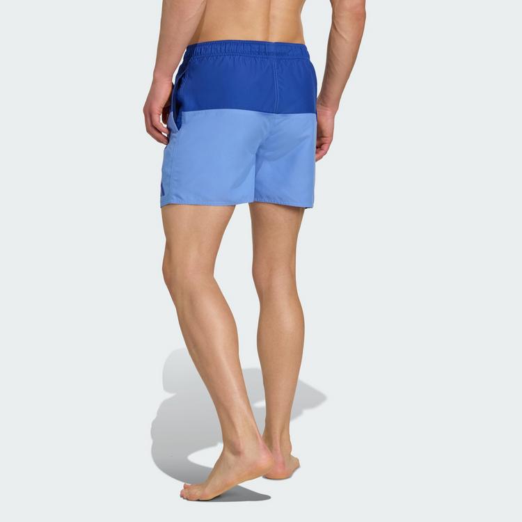 adidas adidas Colorblock 5 Inch Badeshorts Badehose Herren - Semi Lucid Blue / Blue Fusion - 1 | SportScheck