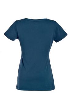 Rückansicht von Gipfelglück FRIEDA T-Shirt Damen Insignia Blue