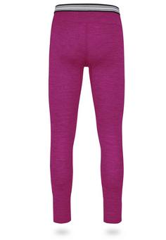 Rückansicht von normani Outdoor Sports Mackay Thermounterhose Kinder Fuchsia