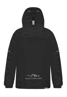 Rückansicht von normani Outdoor Sports Dawson Funktionsjacke Schwarz