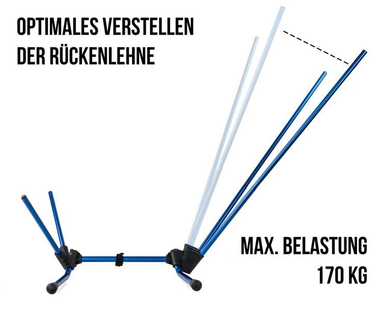normani Outdoor Sports normani Outdoor Sports Saskatchewan Campingstuhl - Blau - 4 | SportScheck