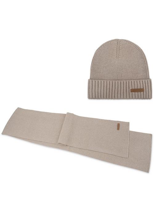 Rückansicht von normani Yuma Beanie Beige