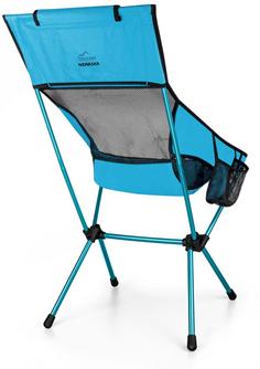 Rückansicht von normani Outdoor Sports Nemaska Campingstuhl Blau