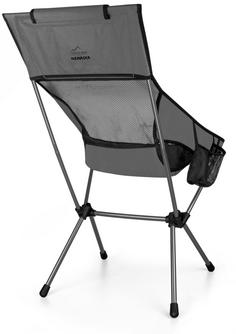Rückansicht von normani Outdoor Sports Nemaska Campingstuhl Grau