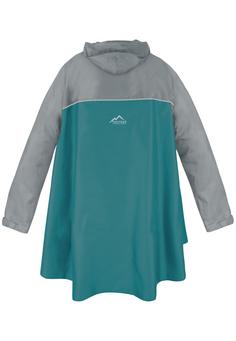 Rückansicht von normani Outdoor Sports Kauai Outdoorjacke Grau/Petrol