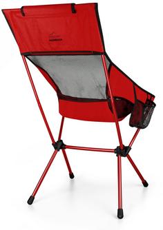 Rückansicht von normani Outdoor Sports Nemaska Campingstuhl Rot