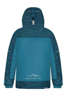 Rückansicht von normani Outdoor Sports Dawson Funktionsjacke Blau