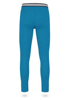 Rückansicht von normani Outdoor Sports Mackay Thermounterhose Kinder Blau
