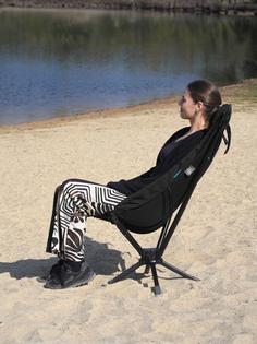 Rückansicht von normani Outdoor Sports Burnaby Campingstuhl Schwarz