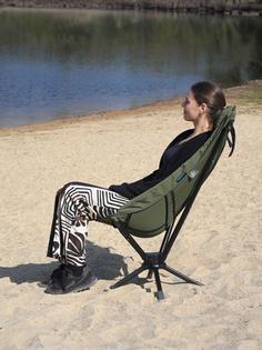 Rückansicht von normani Outdoor Sports Burnaby Campingstuhl Oliv