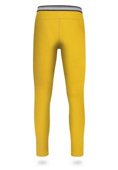 Rückansicht von normani Outdoor Sports Mackay Thermounterhose Kinder Gelb