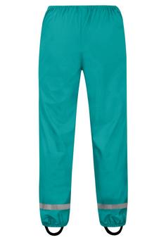 Rückansicht von normani Outdoor Sports York Regenhose Kinder Petrol