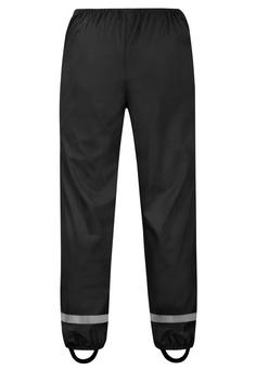 Rückansicht von normani Outdoor Sports York Regenhose Kinder Schwarz