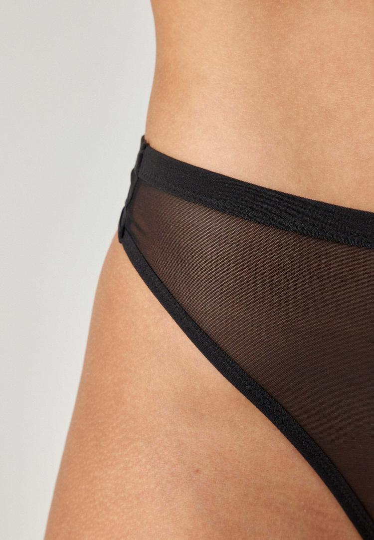 Snocks Snocks Tanga Unterhose Damen - Schwarz - 5 | SportScheck