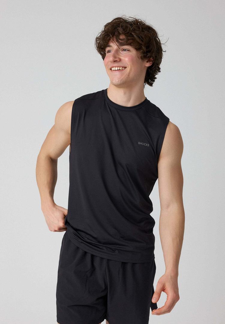Snocks Snocks Tank Top Mesh Herren Tanktop Herren - Schwarz - 0 | SportScheck
