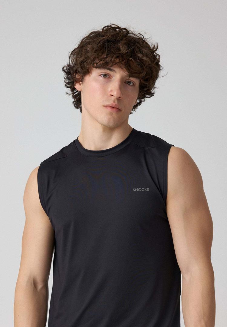 Snocks Snocks Tank Top Mesh Herren Tanktop Herren - Schwarz - 2 | SportScheck