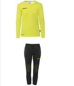 Uhlsport Prediction Junior Torwart Set Kinder fluo gelb