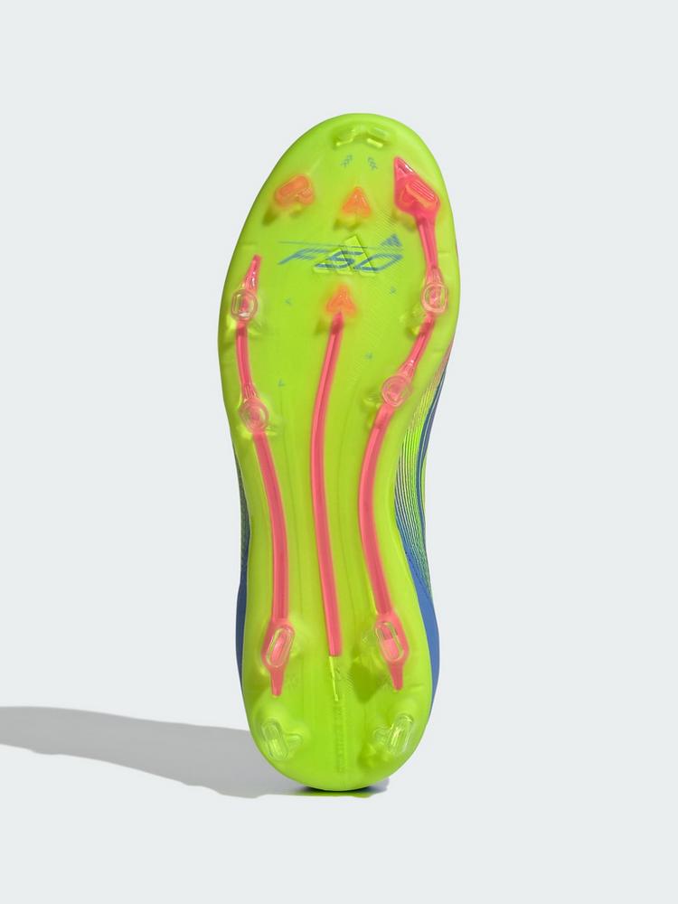 adidas adidas F50 Elite Kids FG Fu&szlig;ballschuh Fu&szlig;ballschuhe Kinder - Blue Fusion / Lucid Lemon / Lucid Pink - 1 | SportScheck