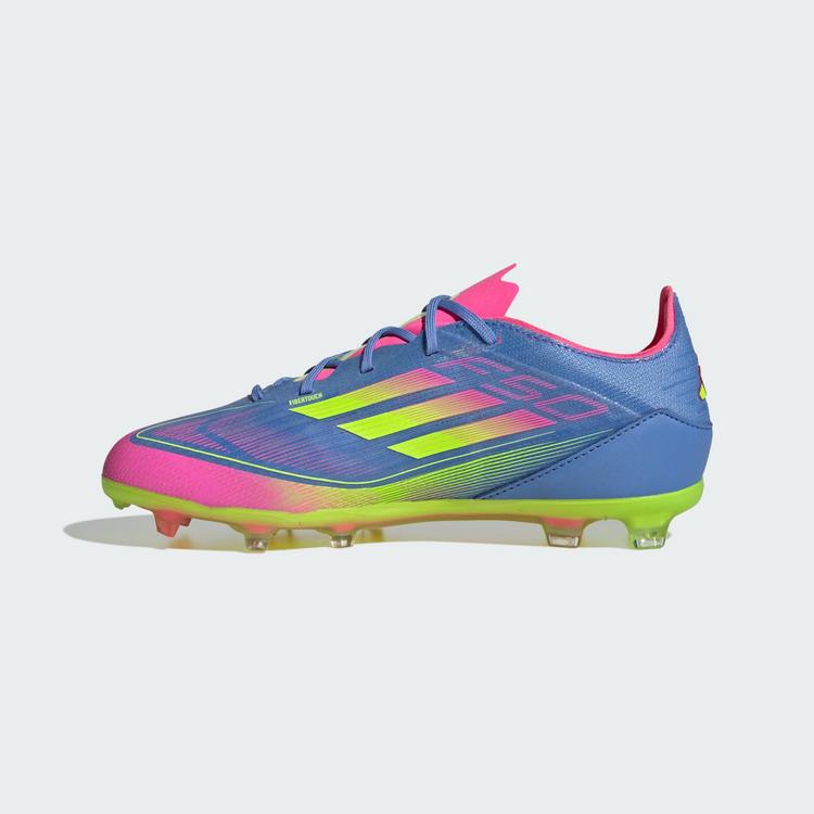 adidas adidas F50 Elite Kids FG Fu&szlig;ballschuh Fu&szlig;ballschuhe Kinder - Blue Fusion / Lucid Lemon / Lucid Pink - 4 | SportScheck