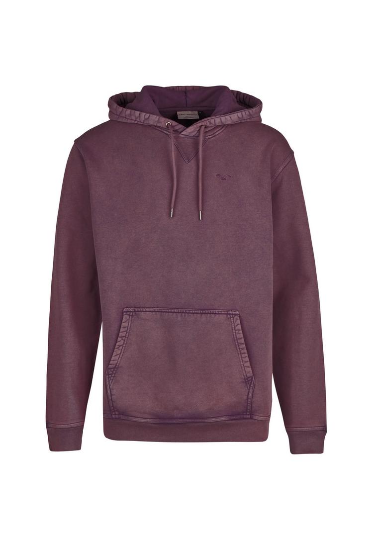 Cleptomanicx Cleptomanicx Boxy Hooded Ligull Washed Kapuzenshirt Herren - Plum Perfect - 0 | SportScheck
