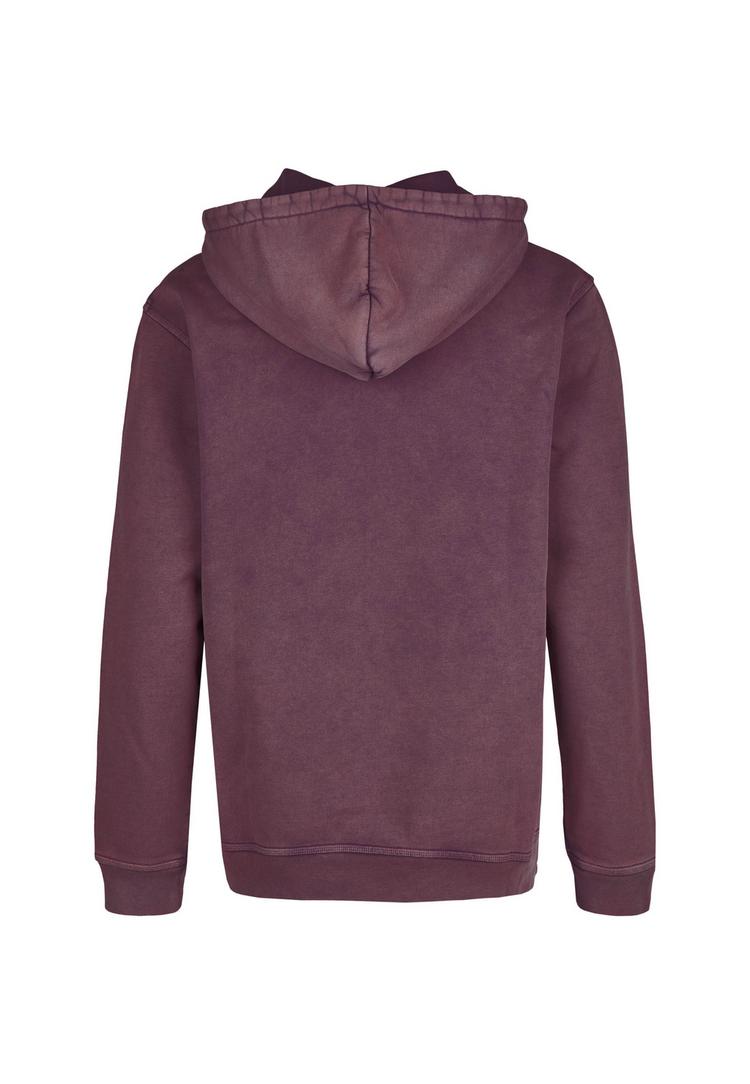 Cleptomanicx Cleptomanicx Boxy Hooded Ligull Washed Kapuzenshirt Herren - Plum Perfect - 1 | SportScheck