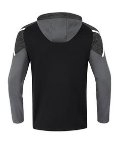 Rückansicht von JAKO Performance Hoody Funktionssweatshirt Herren schwarzgrau