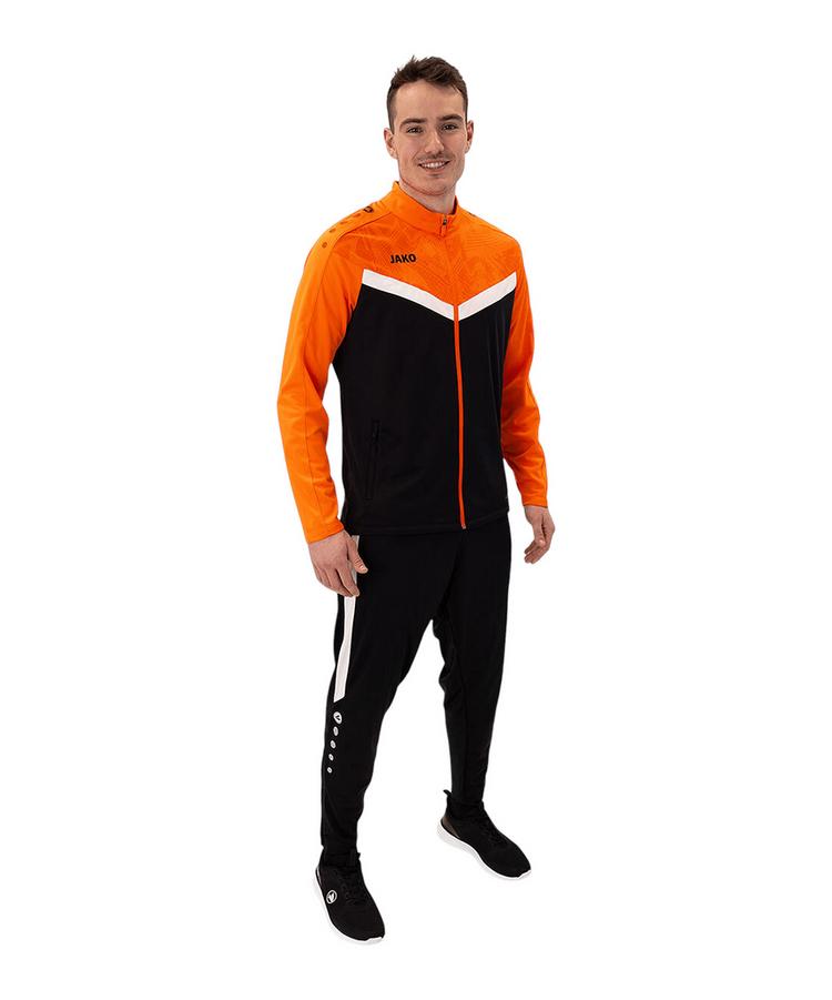 JAKO JAKO Iconic Trainingsjacke Trainingsjacke Herren - schwarzorange - 2 | SportScheck