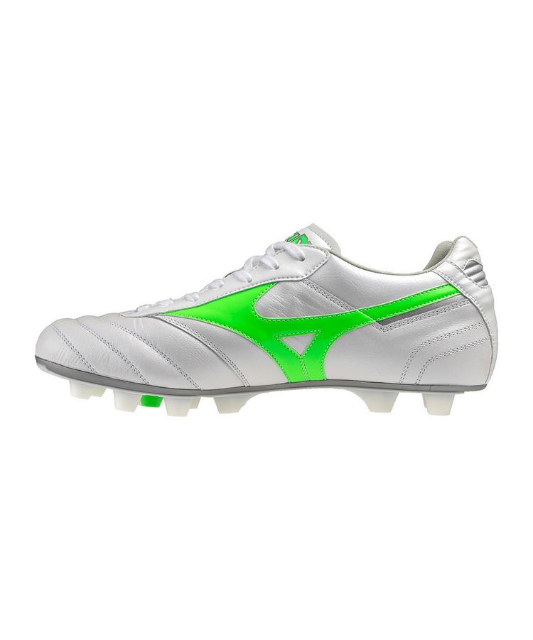 Mizuno Mizuno Morelia II Elite FG Frontier Wei&szlig; Fu&szlig;ballschuhe - weissgruensilber - 0 | SportScheck