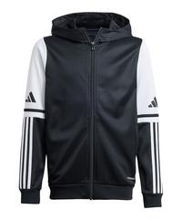 adidas Squadra 25 Kapuzenjacke Kids Funktionssweatshirt Kinder - schwarzweiss