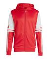adidas Squadra 25 Kapuzenjacke Funktionssweatshirt Herren - rotweiss