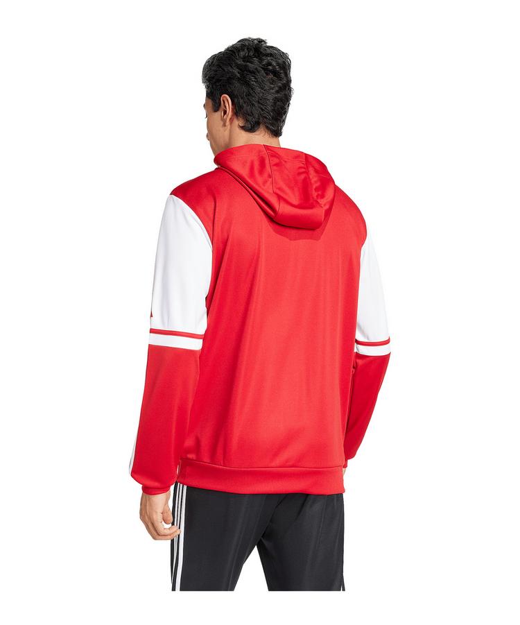 adidas adidas Squadra 25 Kapuzenjacke Funktionssweatshirt Herren - rotweiss - 1 | SportScheck