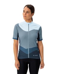 Rückansicht von VAUDE Women's Posta FZ Tricot III Fahrradtrikot Damen nordic blue