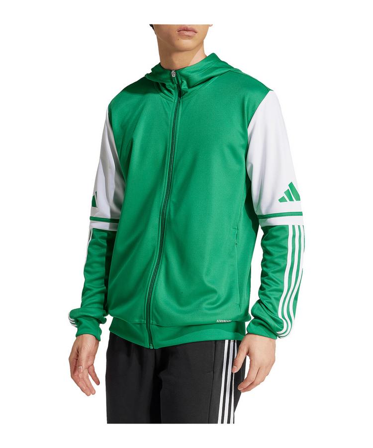 adidas adidas Squadra 25 Kapuzenjacke Funktionssweatshirt Herren - gruenweiss - 0 | SportScheck
