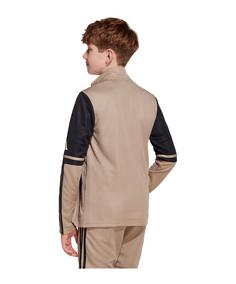 Rückansicht von adidas Squadra 25 Trainingsjacke Kids Trainingsjacke Kinder schwarzschwarzbeige