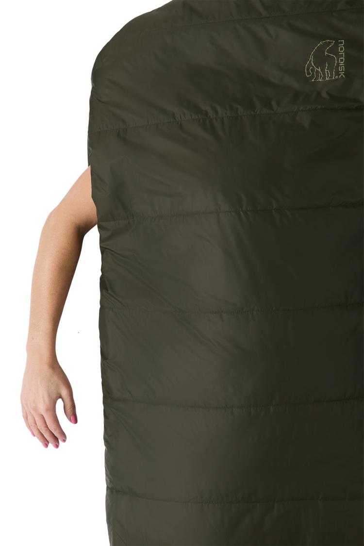 Nordisk Nordisk Knuth &plusmn;0&deg; Wide Kunstfaserschlafsack - Forrest Night Rosin - 4 | SportScheck