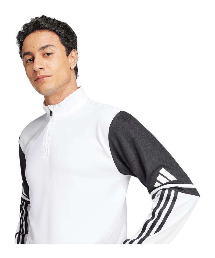 adidas adidas Squadra 25 HalfZip Sweatshirt Funktionssweatshirt Herren - weiss - 2 | SportScheck