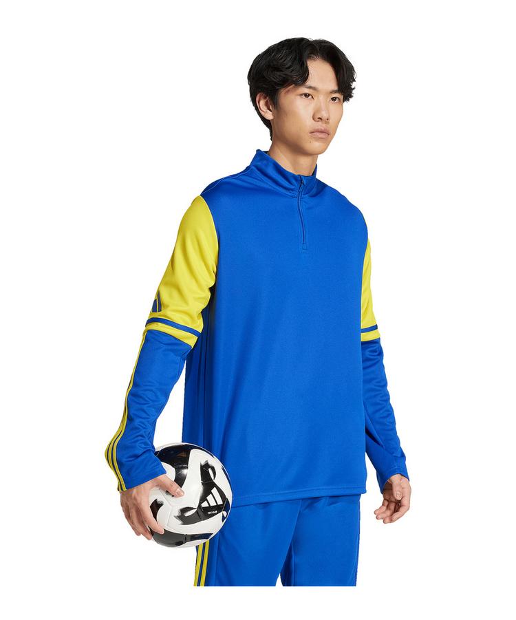 adidas adidas Squadra 25 HalfZip Sweatshirt Funktionssweatshirt Herren - blaugelb - 1 | SportScheck