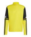 adidas Squadra 25 HalfZip Sweatshirt Funktionssweatshirt Herren - gelbschwarzweiss
