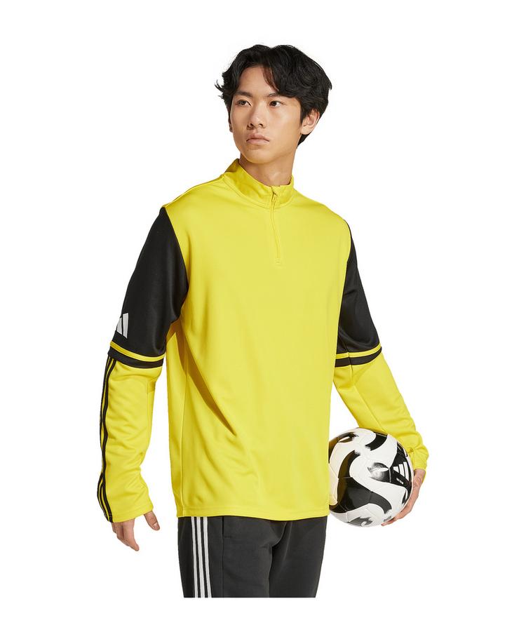 adidas adidas Squadra 25 HalfZip Sweatshirt Funktionssweatshirt Herren - gelbschwarzweiss - 0 | SportScheck