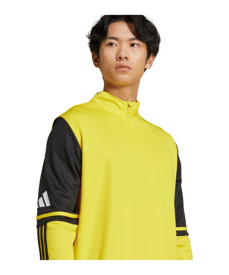 adidas adidas Squadra 25 HalfZip Sweatshirt Funktionssweatshirt Herren - gelbschwarzweiss - 1 | SportScheck