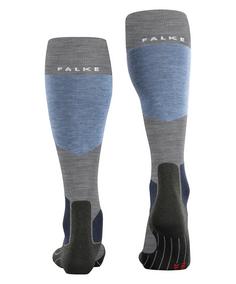Rückansicht von Falke Skisocken Damen m.grey mel (3539)