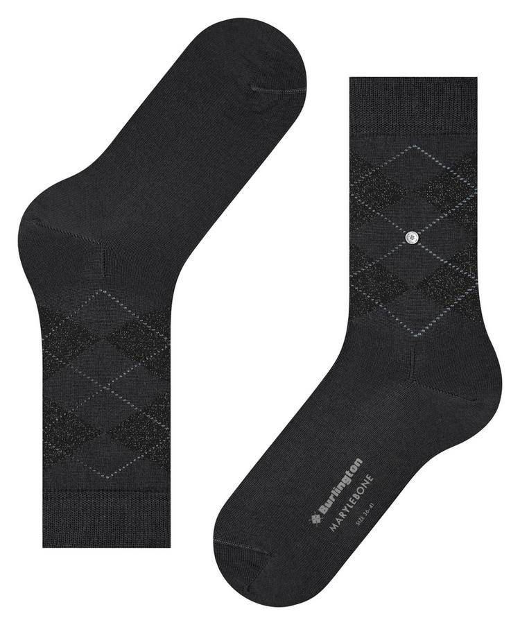 Burlington Burlington Marylebone Glitter SO Socken Damen - black (3004) - 2 | SportScheck