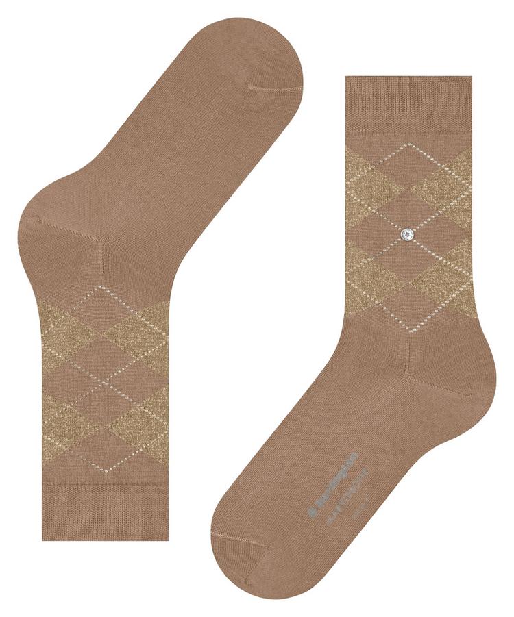 Burlington Burlington Marylebone Glitter SO Socken Damen - camel (5038) - 2 | SportScheck