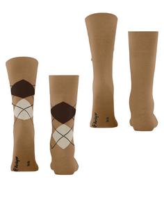 Rückansicht von Burlington Freizeitsocken Herren brown sugar (5152)