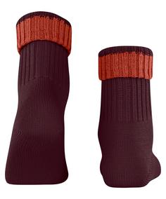 Rückansicht von Burlington Freizeitsocken Damen wine (8010)