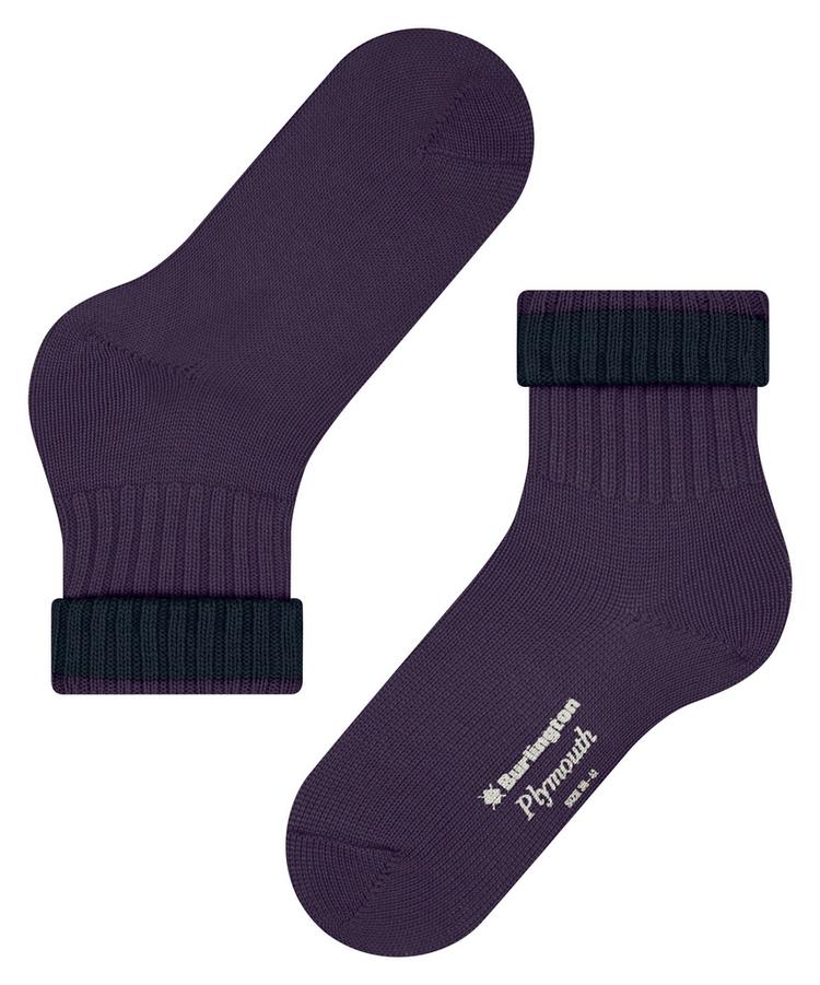 Burlington Burlington Plymouth SO Socken Damen - wineberry (8761) - 2 | SportScheck